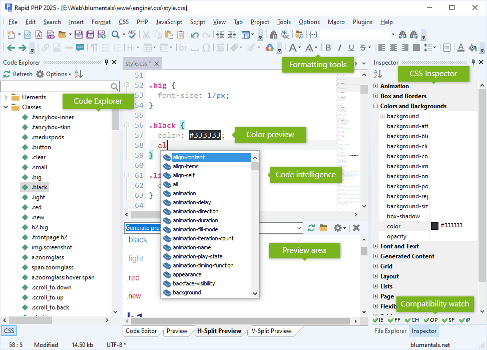 Rapid PHP editor Rapid PHP editor