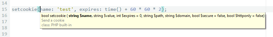 PHP 8 named parameters