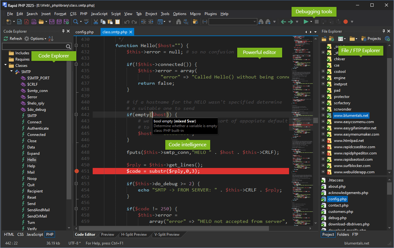 Rapid PHP 2022 screenshot