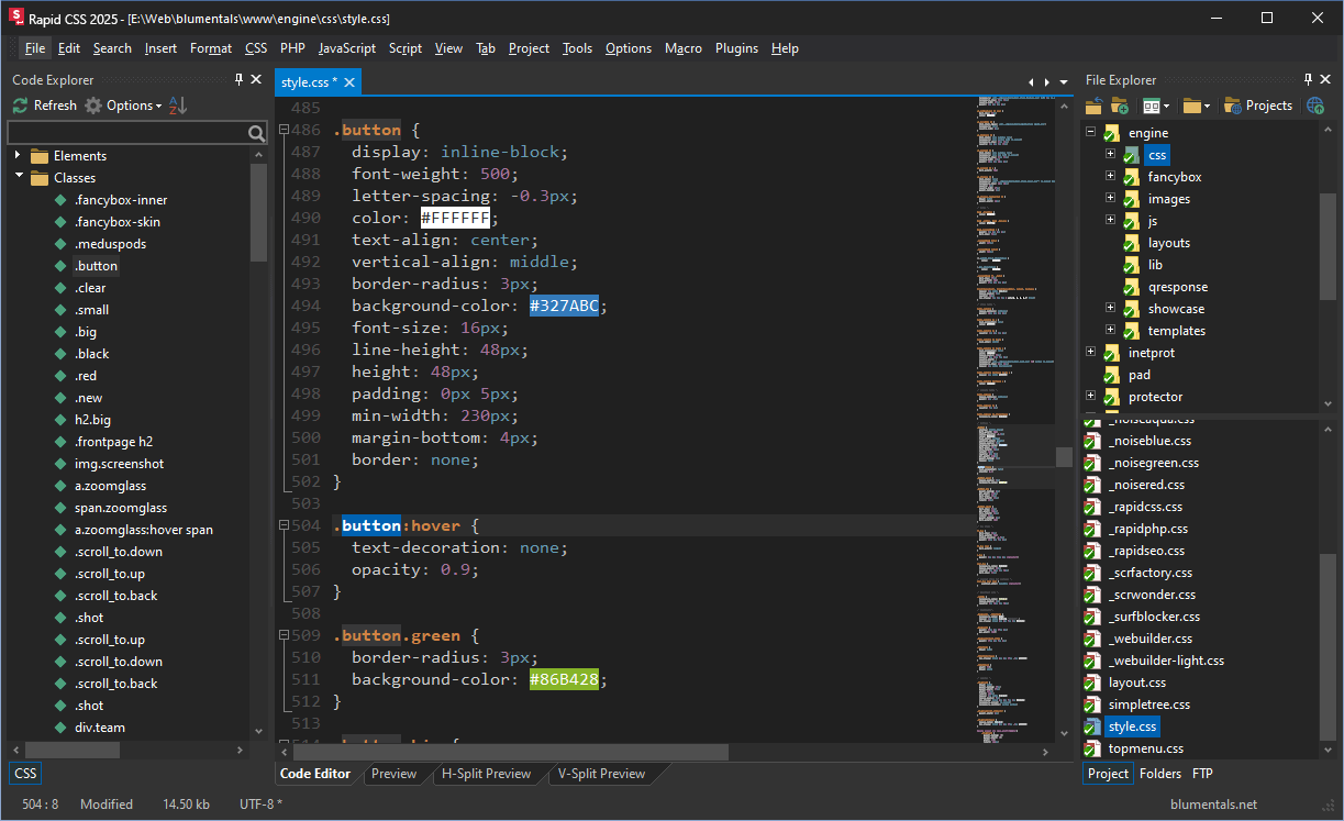 rapid css editor rapid css editor